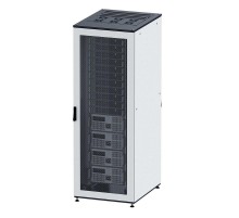 Шкаф собранный напольный 19'' IT-CQE, 42U 600х800 двери перф/перф, RAL7011/7035  R5DC4268PF  DKC