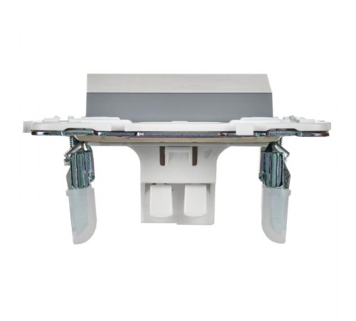 SKANDY Выключатель 1-клавишный проходной 10А SK-V02Gr серый  SK-V12-0-10-K03  IEK