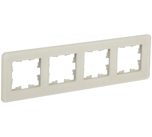 BRITE Рамка 4-ая РУ-4-2-Бр стекло песчаный RE  BR-M42-G-41-K98  IEK