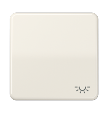 Клавиша с символом "освещение"; слоновая кость CD590L Jung