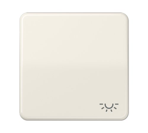 Клавиша с символом "освещение"; слоновая кость CD590L Jung