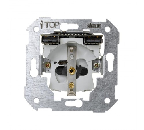 Розетка с заземлением, шторками Schuko 2Р+Е 16A 250В~ и зарядным устройством 2хUSB 2.1А S75