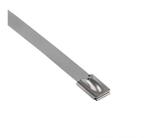 Хомут AISI 304 из нержавеющей стали, 7.9x360 (10 шт.) FlexLock PROxima  plc-fl-tss-304-7.9x360-r  EKF