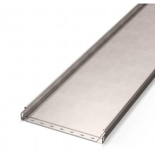 Лоток неперфорированный Стандарт INOX (AISI 409) 400х50х3000 (1,0 мм) (6 м/уп)  PR16.2401  Промрукав