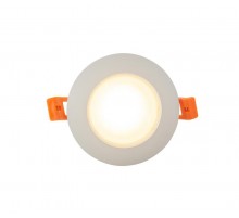 Светильник светодиодный встраиваемый DK3016-WH влагозащищенный IP 65, 50Вт, GU10, белый, алюминий  DK3016-WH  DENKIRS