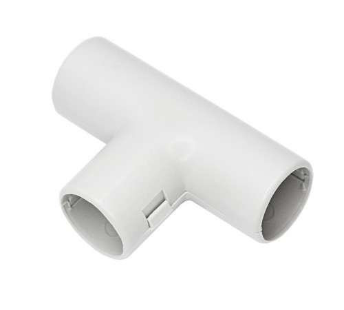 Тройник соединительный для трубы 20мм, серый IP40 (50 шт/уп)  28-0220-1  REXANT