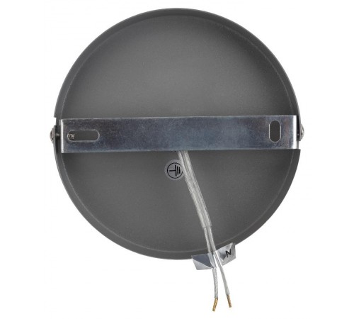 Светильник подвесной PL4 GR/SN металл, E27, max 60W, d203 мм, шагрень серый/сатин никель  Б0037448  ЭРА