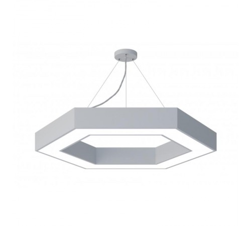 Светильник светодиодный Geometria  Hexagon SPO-171-W-40K-048-LM 48Вт 4000К 3700Лм IP40 800*800   Б0059182  ЭРА