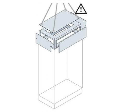Контейнер кабельный верхний 400x400мм ШхГ  ER4040K  ABB