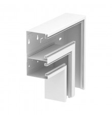 Плоский угол кабельного канала Rapid 80 90x170 мм (сталь,белый) (GS-DFF90170RW)  6278330  OBO Bettermann