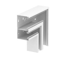 Плоский угол кабельного канала Rapid 80 90x170 мм (сталь,светло-серый) (GS-DFF90170LGR)  6278332  OBO Bettermann