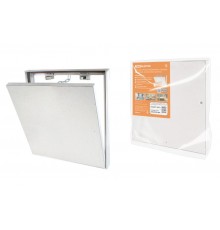 Люк под плитку, алюминиевый, съемный, нажимной, ограничитель-цепочка, 200х400,  SQ1807-0602  TDM