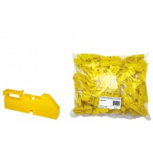 Изолятор на DIN рейку желтый   SQ0810-0001  TDM