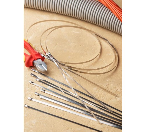 Хомут AISI 304 из нержавеющей стали, 4.6x680 (100 шт.) FlexLock PROximaplc-fl-tss-304-4.6x680EKF