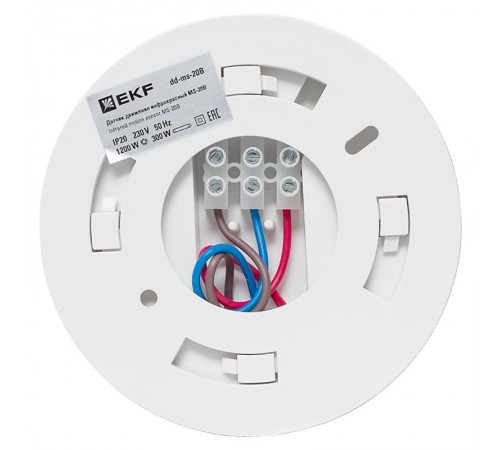 Датчик движения ИК потолочный 1200Вт 360гр. до 6м IP20 MS-20B PROxima  dd-ms-20B  EKF