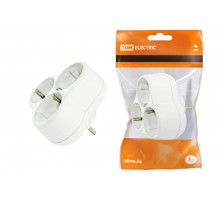 Блок на 3 гнезда 2П+З круглый 16А 250B   SQ1806-0028  TDM