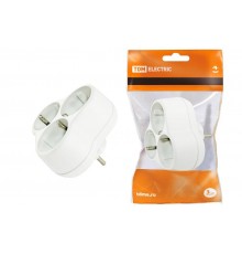 Блок на 3 гнезда 2П+З круглый 16А 250B   SQ1806-0028  TDM