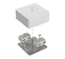 Коробка огнестойкая распределительная для кабель-канала 40-0450-FR6.0-4-4-Р Е15-Е60 75х75х30 IP42 разветвительная 40-0450-FR6.0-4-4-Р  Промрукав