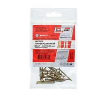 Саморез ШУж 3,0х35 пот. гол. (22 шт) - пакет ( 0,026 кг)  102476  Tech-KREP