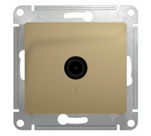 Glossa Титан TV Розетка одиночная 1DB  GSL000491  SE