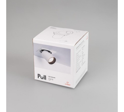 Светильник LTD-PULL-S110x110-10W Day4000 (WH, 24 deg, 230V) (Arlight, IP20 Металл, 5 лет)  031367  Arlight
