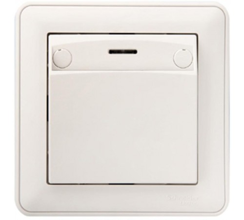 W59 Белый Выключатель карточный 16А (в сборе)  VS616-051-18  SE