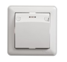 W59 Белый Выключатель карточный 16А (в сборе)  VS616-051-18  SE