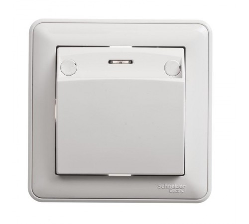 W59 Белый Выключатель карточный 16А (в сборе)  VS616-051-18  SE