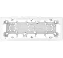 Simon 24 Белый Коробка для накладного монтажа 3-ая  2400753-030  Simon