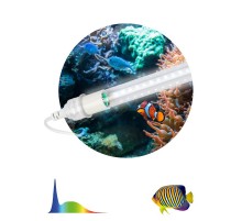 Фитолампа для растений светодиодная FITO-15W-Ra90-Т8-AQUA для аквариума, 15 Вт, полный спектр  Б0057418  ЭРА