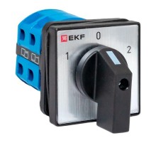 Переключатель кулачковый ПК-1-22 25А 2P "1-0-2" IP65  pk-1-22-25-65  EKF