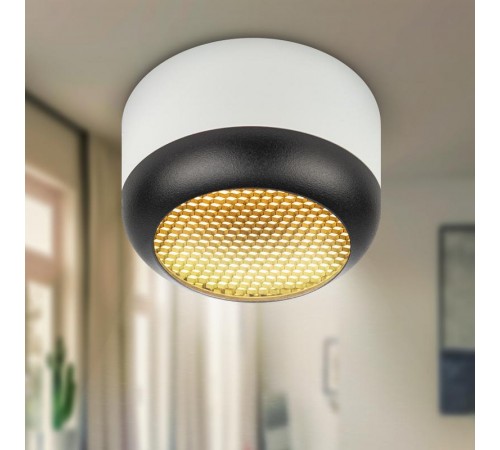 Светильник настенно-потолочный спот  OL56 WH/BK под лампу GX53 белый/черный IP20   Б0061881  ЭРА