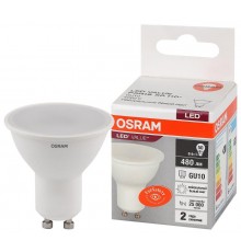 Лампа светодиодная LED Value PAR16 6W/840 230V GU10 10X1  4058075581470  OSRAM