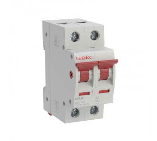 Выключатель нагрузки модульный YON MSD 2P 80A  MSD-2P80  DKC