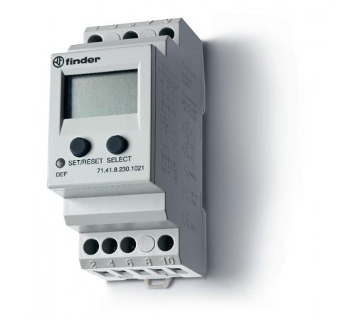 Универсальное контрольное реле напряжения для 1-фазных сетей AC/DC; пониженное/повышенное напряжение  714182301021PAS  Finder