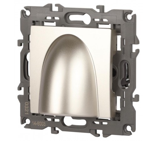 14-6003-04 Вывод кабеля, Elegance, шампань  Б0051068  ЭРА