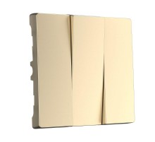 W1139011/ Электроустановочные изделия - Набор клавиш для выключателя трехклавишного (шампань) a050860 Werkel