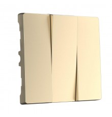 W1139011/ Электроустановочные изделия - Набор клавиш для выключателя трехклавишного (шампань) a050860 Werkel