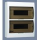 Корпус пластиковый навесной 24 модуля, IP41, ЩРН-П-24  31013DEK  DEKraft