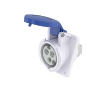 Розетка скрытой установки с наклоном  IP44 32А 2P+E 230В  DIS4133263  DKC