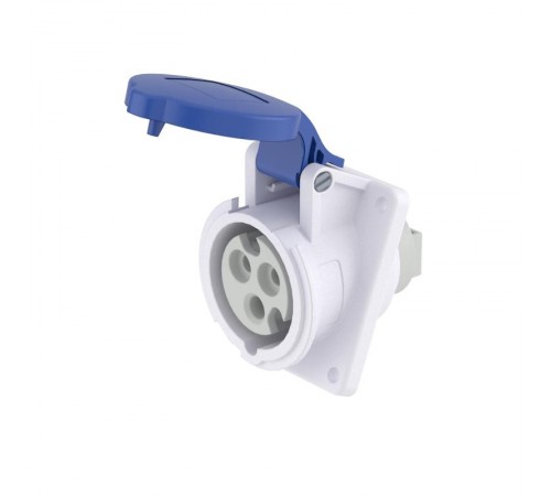 Розетка скрытой установки с наклоном  IP44 32А 2P+E 230В  DIS4133263  DKC