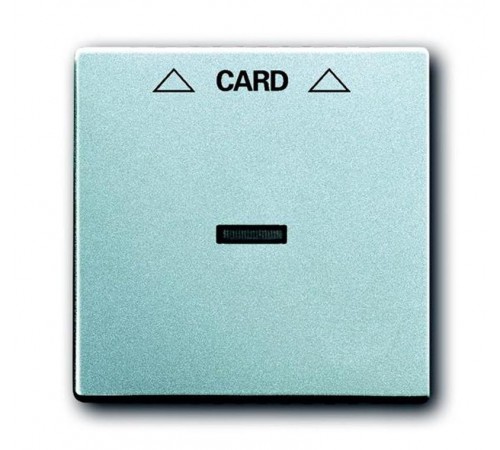 Плата центральная (накладка) для мех. карточного выкл. 2025 U, серия solo/future, цвет серебристо-алюминиевый  1710-0-3670   2CKA001710A3670  ABB