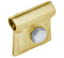 Зажим соед. круглого проводника 6-12мм латунь  ZCC80-40-1-16  IEK