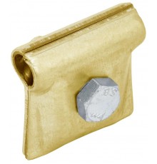 Зажим соед. круглого проводника 6-12мм латунь  ZCC80-40-1-16  IEK