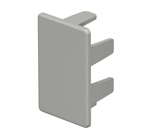 Торцевая заглушка кабельного канала WDK 25x40 мм (ПВХ,серый) (WDK HE25040GR)  6158749  OBO Bettermann