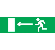 Наклейка для светильника аварийного NL-Топаз-Стрелка налево  80523   Navigator