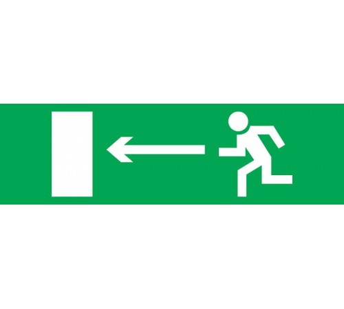 Наклейка для светильника аварийного NL-Топаз-Стрелка налево  80523   Navigator