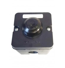 ПКЕ 222-1 У2, 10А, 660В, 1 элемент, чёрный цилиндр (с протектором), накладной, IP54, пост управления  (ЭТ)  ET011985  Электротехник