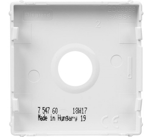 Valena LIFE Белый Накладка розетки TV  754760  Legrand