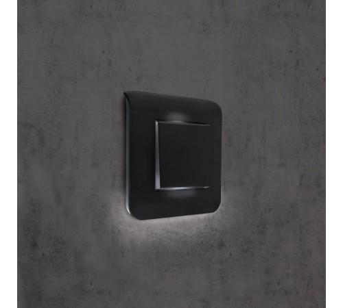 Рамка - Mosaic - 2 модуля - матовая черная  079042L  Legrand